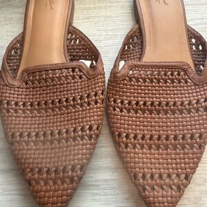 Brown Woven Women's Slip-On Shoes. Universal Threads